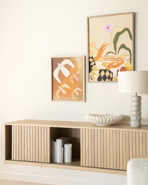 TV meubel Milo 180 cm - naturel Eleonora - Afbeelding 14