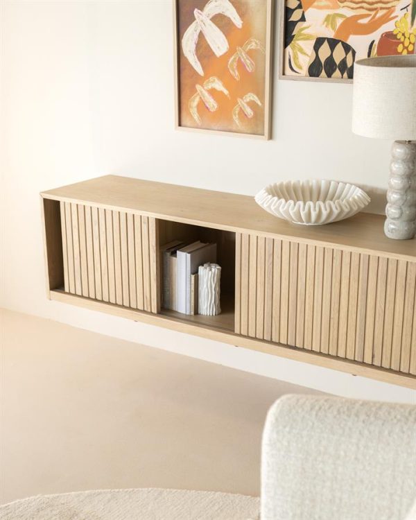 TV meubel Milo 180 cm - naturel Eleonora - Afbeelding 15