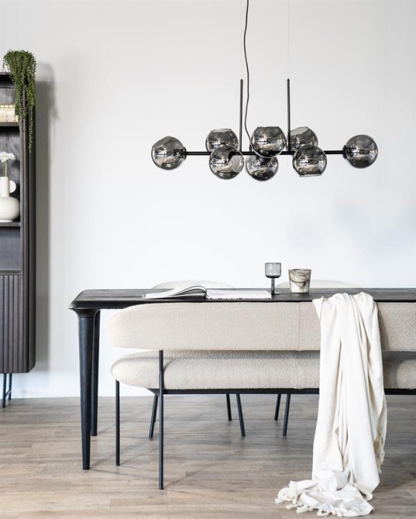 Eettafel Jiska 250x100 - zwart Eleonora - Afbeelding 4