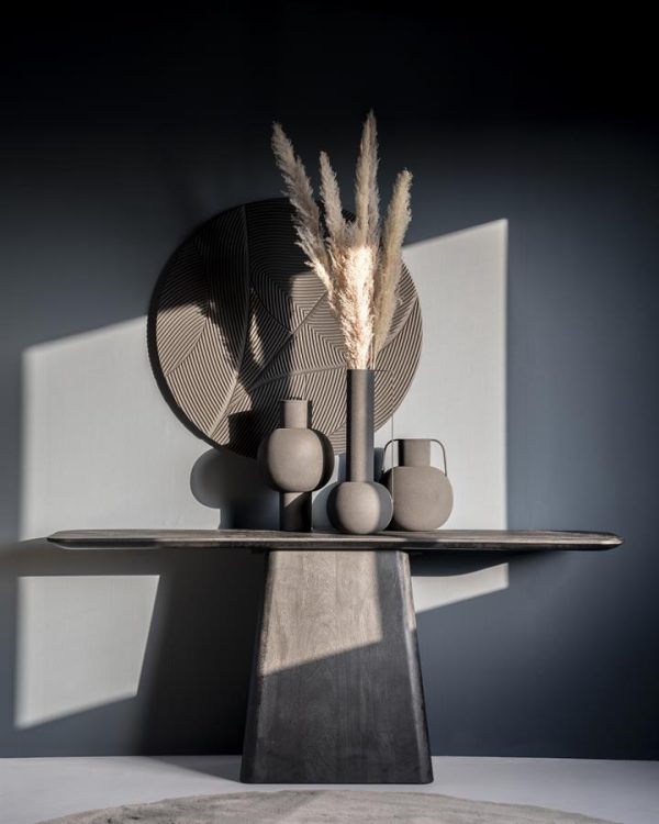 Sidetable Aron 180x40 - zwart Eleonora - Afbeelding 6