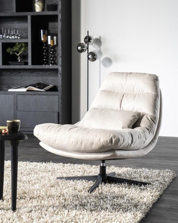 Fauteuil Cooper met kussen - bruin Houston Eleonora - Afbeelding 6