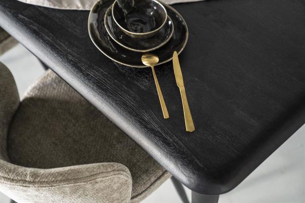 Eettafel Jiska 250x100 - zwart Eleonora - Afbeelding 6