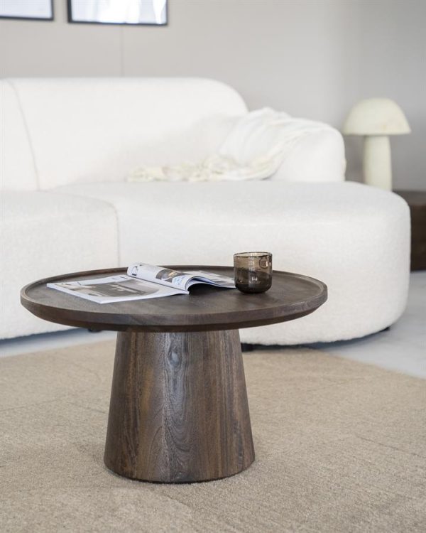 Salontafel Ron 66x39 - bruin Eleonora - Afbeelding 5