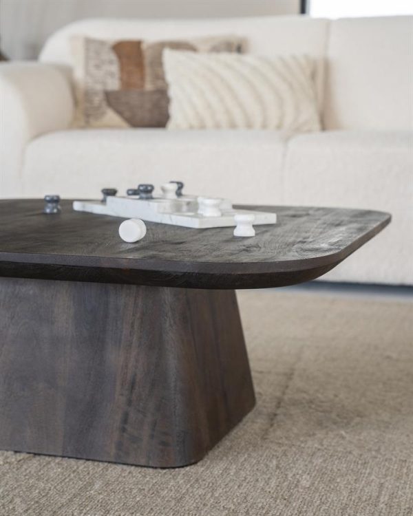 Salontafel Aron vierkant 80x80 - bruin Eleonora - Afbeelding 7