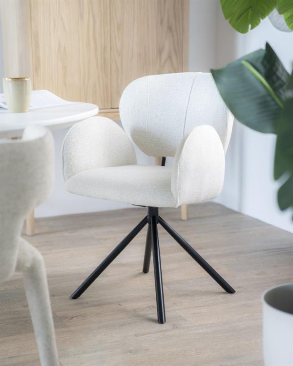 Stoel Rosalin - beige Moon Eleonora - Afbeelding 16