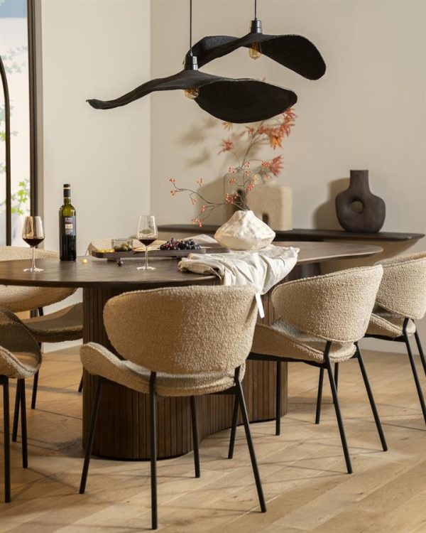 Eettafel Jordy - 200x110 cm Eleonora - Afbeelding 3