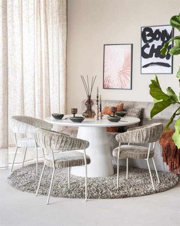 Eettafel Elin rond 130x76 Eleonora - Afbeelding 5