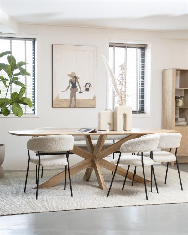 Eettafel Nikki 240x100 - naturel Eleonora - Afbeelding 7