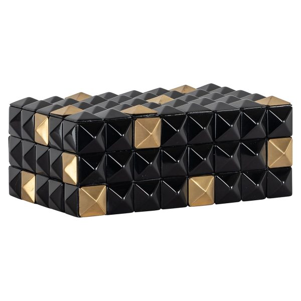 Opbergbox Velicia (Black/gold) Richmond Interiors