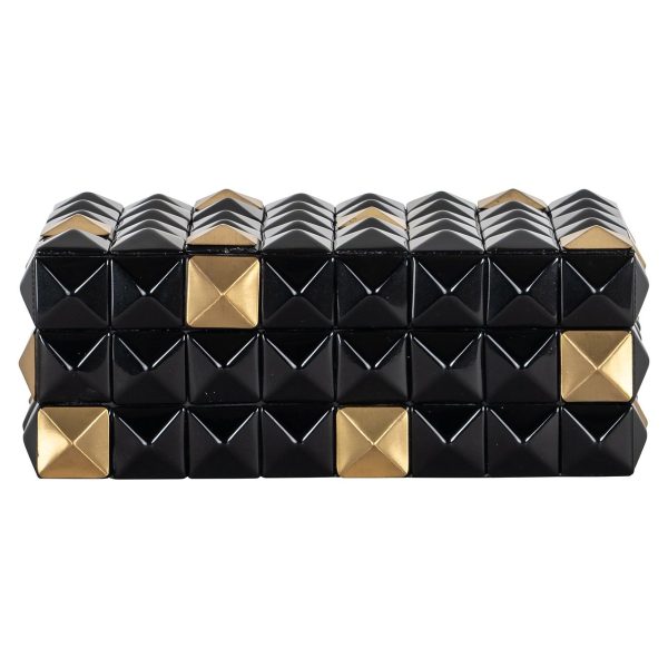 Opbergbox Velicia (Black/gold) Richmond Interiors - Afbeelding 2