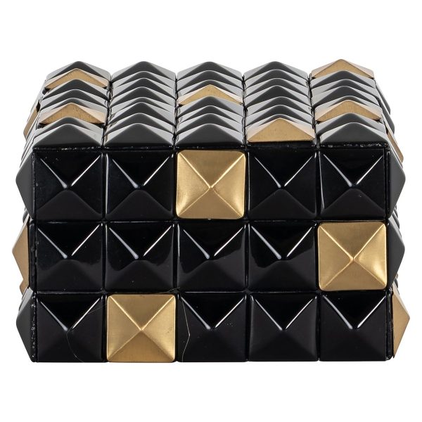 Opbergbox Velicia (Black/gold) Richmond Interiors - Afbeelding 3