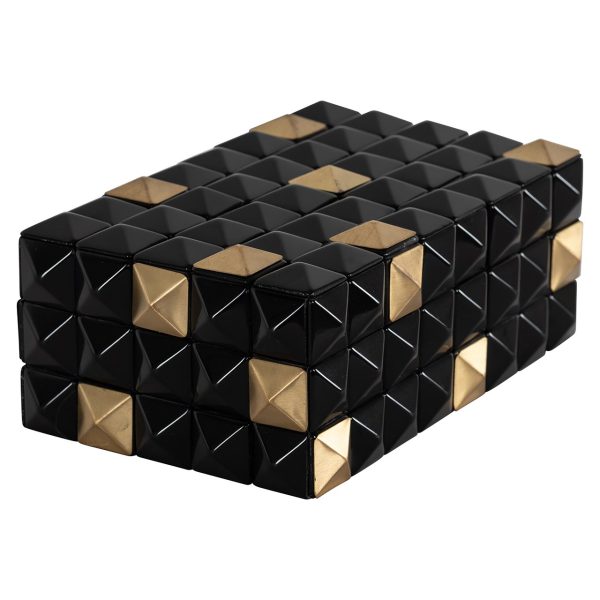 Opbergbox Velicia (Black/gold) Richmond Interiors - Afbeelding 8