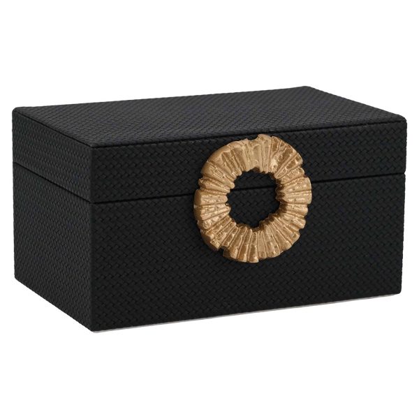 Opbergbox Amal klein (Black/gold) Richmond Interiors