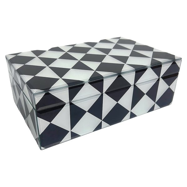 Opbergbox Silas klein (Black/white) Richmond Interiors
