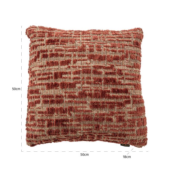 Kussen Elin 50x50 terra dalia (Dalia 511 Terra) Richmond Interiors - Afbeelding 2