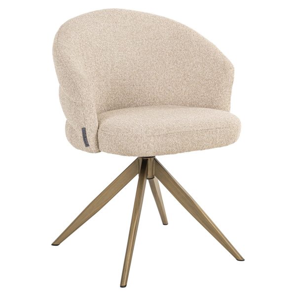 Draaistoel Zendaya biscotti brandvertragend (Biscotti) Richmond Interiors