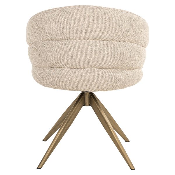 Draaistoel Zendaya biscotti brandvertragend (Biscotti) Richmond Interiors - Afbeelding 3