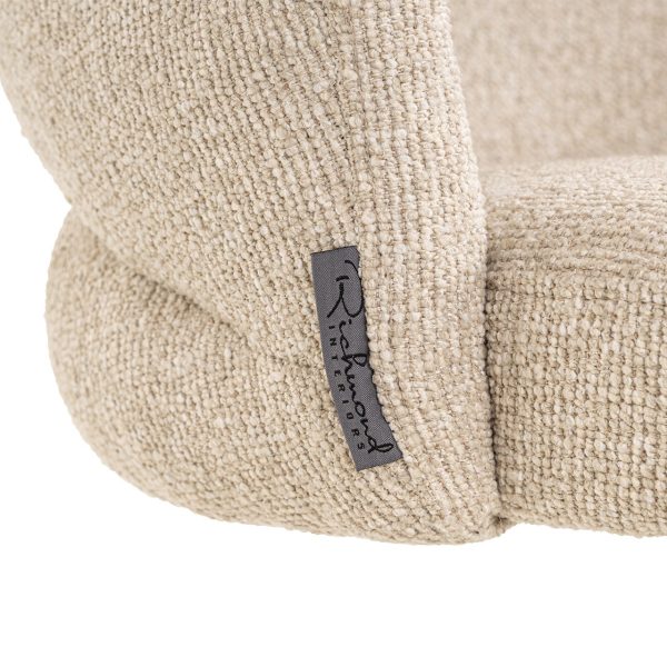 Draaistoel Zendaya biscotti brandvertragend (Biscotti) Richmond Interiors - Afbeelding 6
