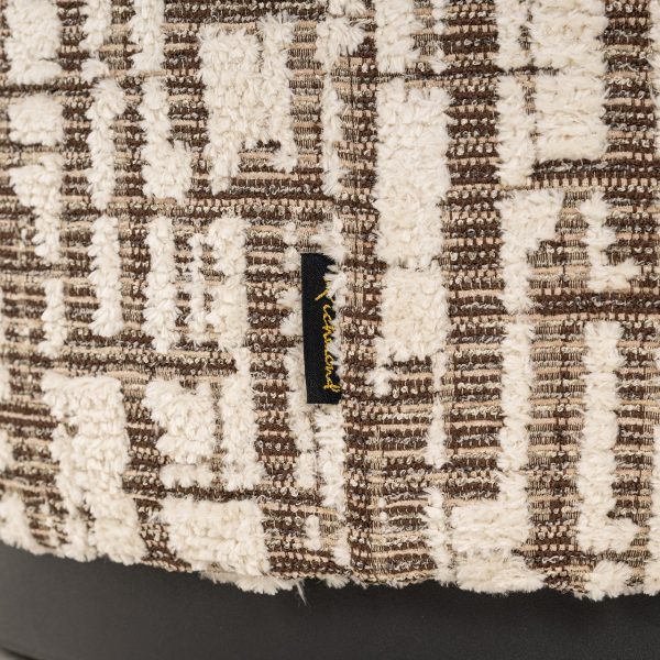 Poef Lexie 45Ø cream dalia (Dalia 11 Cream) Richmond Interiors - Afbeelding 2