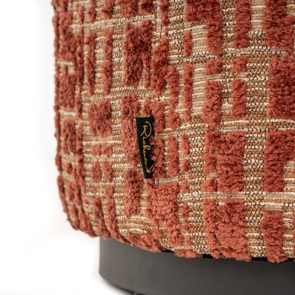 Poef Lexie 45Ø terra dalia (Dalia 511 Terra) Richmond Interiors - Afbeelding 2