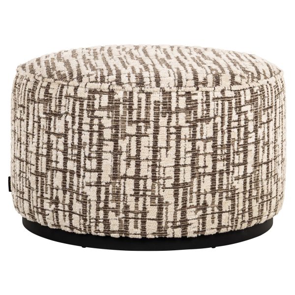 Poef Lexie 70Ø cream dalia (Dalia 11 Cream) Richmond Interiors