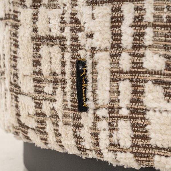 Poef Lexie 70Ø cream dalia (Dalia 11 Cream) Richmond Interiors - Afbeelding 2