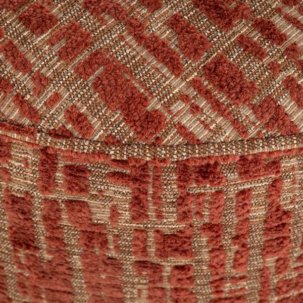 Poef Lexie 70Ø terra dalia (Dalia 511 Terra) Richmond Interiors - Afbeelding 3
