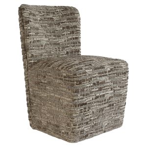 Stoel Lorain met wieltjes greige dalia (Dalia 45 Greige) Richmond Interiors