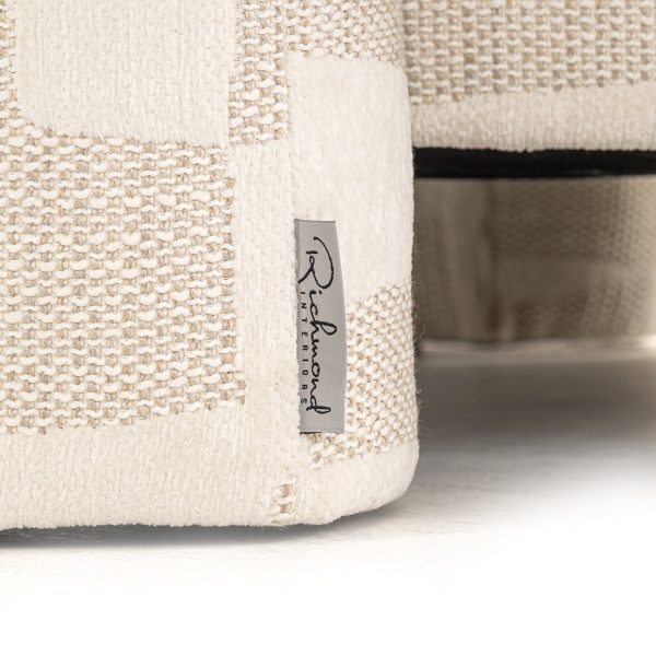 Lounge fauteuil Tuscany beige graffic (Beige graffic) Richmond Interiors - Afbeelding 6