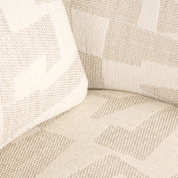 Lounge fauteuil Tuscany beige graffic (Beige graffic) Richmond Interiors - Afbeelding 7