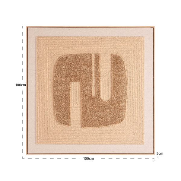 Wall art Seda (Gold) Richmond Interiors - Afbeelding 4