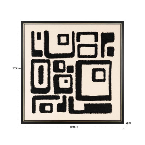 Wall art Shanita (Black/white) Richmond Interiors - Afbeelding 4