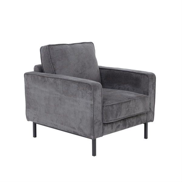 Norwich Fauteuil - fabric Lara 026 Dusty Grey Tower Living