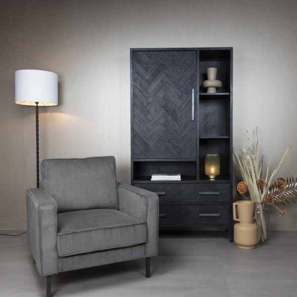 Norwich Fauteuil - fabric Lara 026 Dusty Grey Tower Living - Afbeelding 2