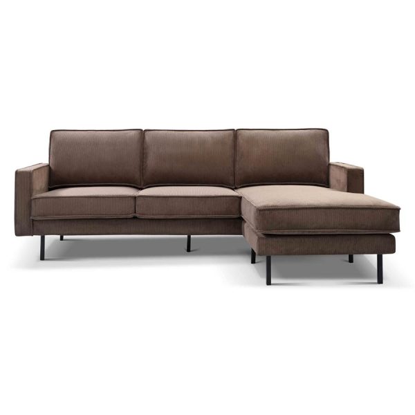 Derby 2 5-AL/AR + Chaise R/L - Lara 005 Pale Brown Tower Living