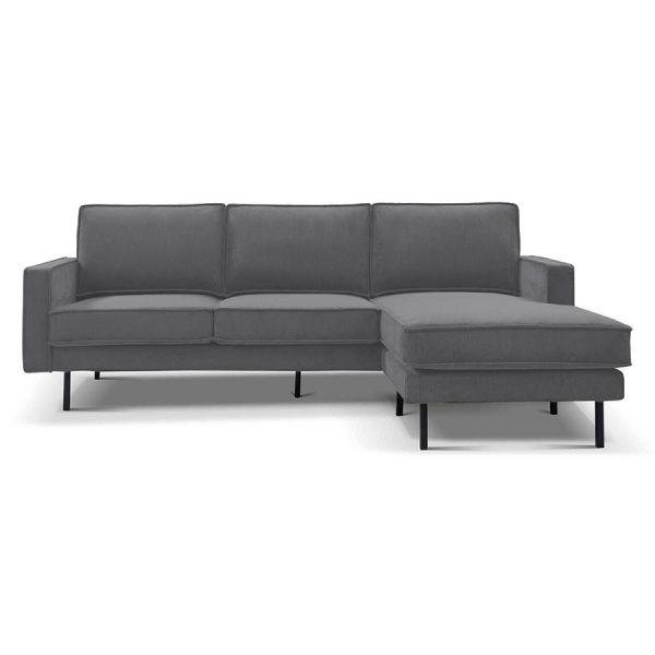 Derby 2 5-AL/AR + Chaise R/L - Lara 026 Dusty Grey Tower Living