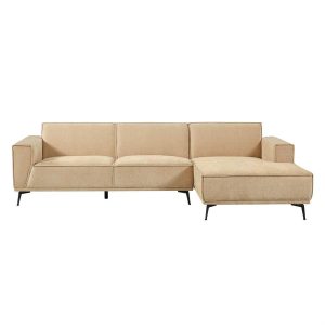 Leeds 2 5-AL + Chaise R - City 120 Beige Tower Living