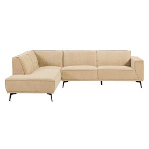 Leeds 2 5-AR + Ottoman L - City 120 Beige Tower Living