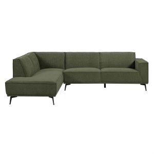 Leeds 2 5-AR + Ottoman L - City 355 Bottle Green Tower Living