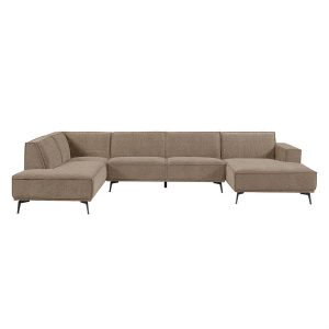 Leeds Chaise R - 2 5 - Ottoman L - City 453 Moss Grey Tower Living