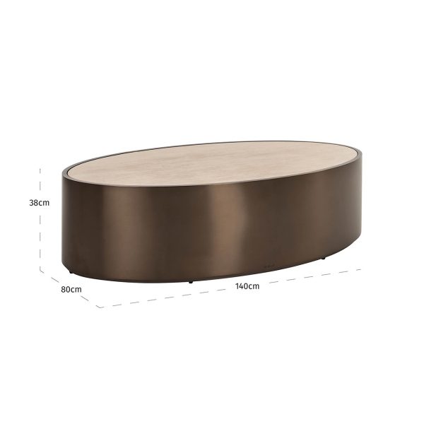Salontafel Bonanza (Bronze) Richmond Interiors - Afbeelding 5