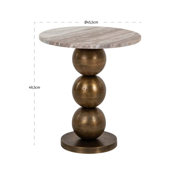 Bijzettafel Barley (Beige) Richmond Interiors - Afbeelding 3
