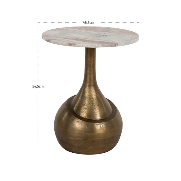 Bijzettafel Sia (Brushed Gold) Richmond Interiors - Afbeelding 6