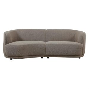 Leicester Sofa 240 round left - Copenhagen 903 Taupe Tower Living