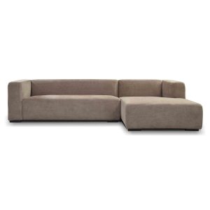 Glasgow 2 5-AL + Chaise R - Enjoy 431 Beige Grey Tower Living
