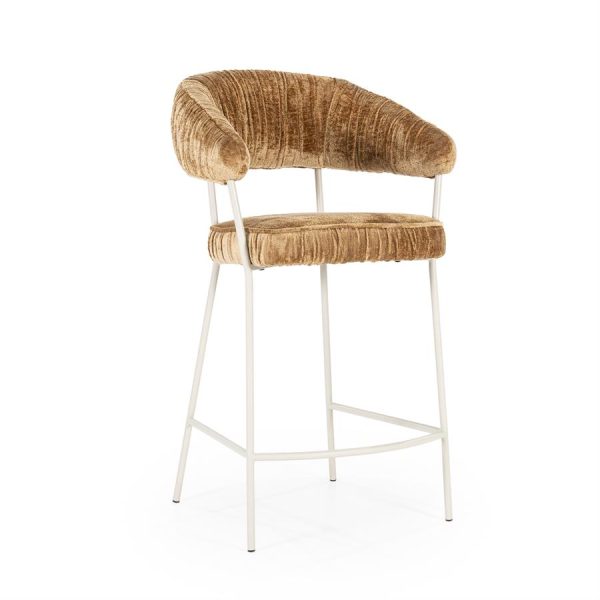Barstoel Lizzy - mosterd Femme Eleonora - Afbeelding 11
