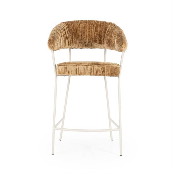 Barstoel Lizzy - mosterd Femme Eleonora - Afbeelding 12