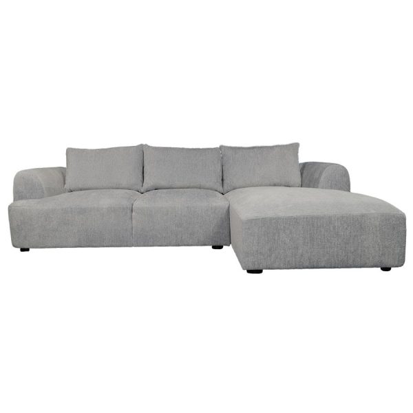 Canterbury 2 5-AL + Chaise R - Mona 120 Taupe Tower Living