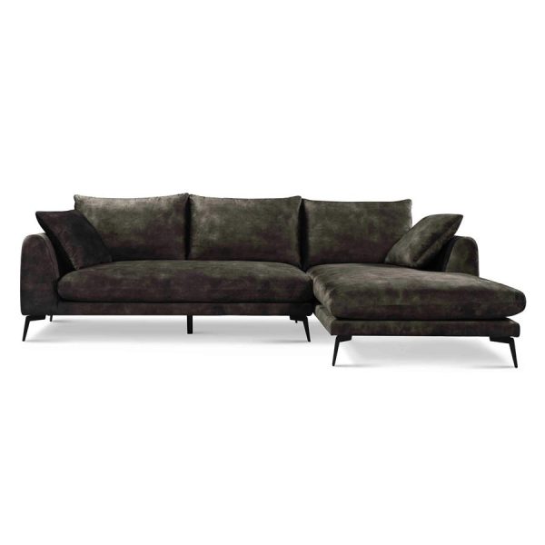 Nottingham  2 5-AL + Chaise R - Adore 017 Grey Olive Tower Living