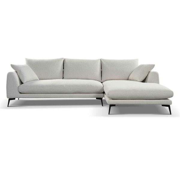 Nottingham 2 5-AL + Chaise R - Copenhagen 900 Light Ivory Tower Living